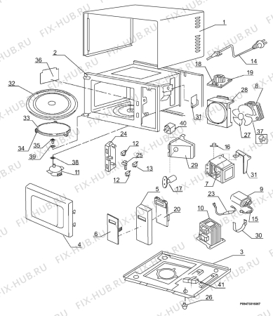 Схема №1 MC175 с изображением Диод для микроволновой печи Aeg 50279057009